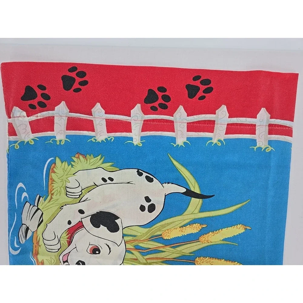 Vintage‎ Disney 101 Dalmatians Pillowcase USA Made Poly Cotton - Very Cool!